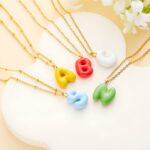 Celebrate Her Story – Colorful Bubble Letter Necklace – A Joyful Keepsake for Mom, Daughter, or Her - Image 7