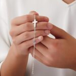 Embrace Faith and Love – Custom Birthstone Cross Bracelet – A Cherished Keepsake for Her Spiritual Journey - Image 4