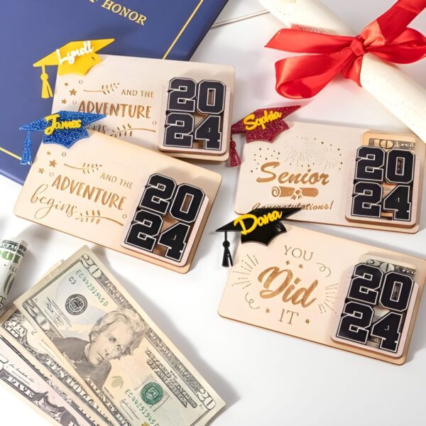 Custom graduation money holder for Class of 2024