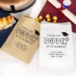 Personalized graduation treat bags for celebration
