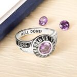 Celebrate a Milestone Moment – Custom Birthstone Graduation Ring – For the Class of 2025 and Beyond - Image 4