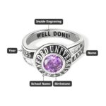 Celebrate a Milestone Moment – Custom Birthstone Graduation Ring – For the Class of 2025 and Beyond - Image 10