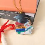 Celebrate New Beginnings – Graduation Cap Ornament with Books – A Keepsake for Class of 2024 Graduates - Image 6