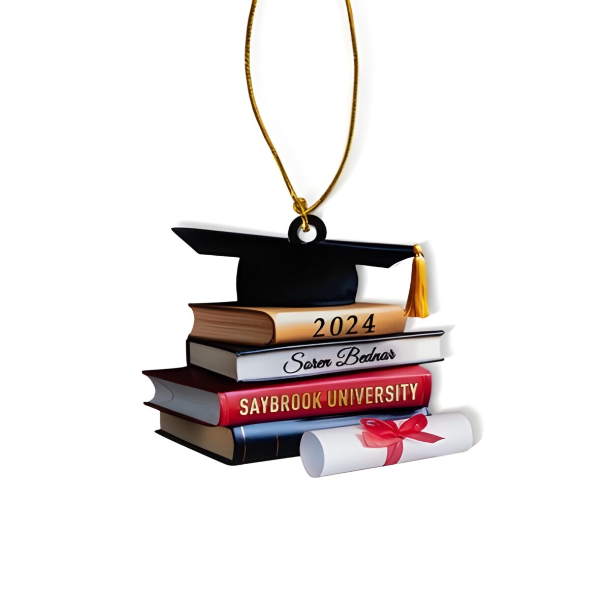 Graduation cap ornament gift for Class of 2024