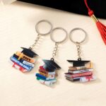 Carry Your Triumph – Custom Graduation Cap & Book Keychain – Celebrate a Scholar's Journey - Image 5