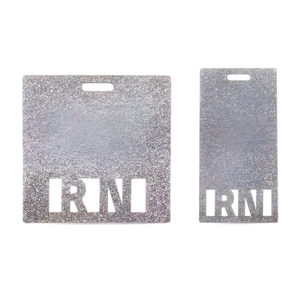 Custom glitter badge buddy for healthcare heroes