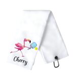 Celebrate Every Match – Custom Flamingo Pickleball Sport Towel – For the Passionate Player - Image 6