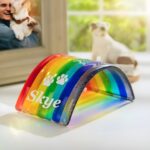 Embrace Their Memory – Glass Rainbow Bridge Pet Memorial – A Tender Tribute for Cherished Companions - Image 2