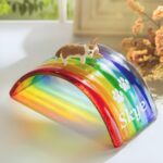 Embrace Their Memory – Glass Rainbow Bridge Pet Memorial – A Tender Tribute for Cherished Companions - Image 4