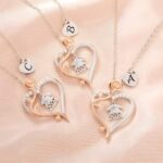 Celebrate New Beginnings – Rose Heart Graduation Necklace with Initial Charm – For Daughters, Sisters & Dreamers of 2024 - Image 4