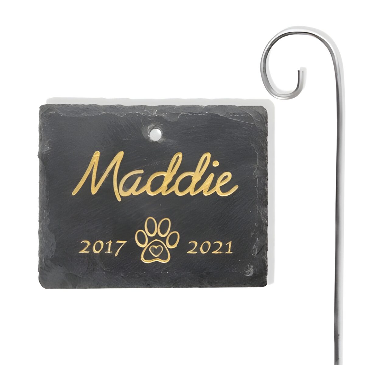 Memorial plaque for cherished pets