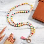 Carry Joy and Color – Custom Wooden Bead Lanyard – A Thoughtful Touch for Everyday Heroes - Image 3