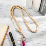 Carry Joy and Color – Custom Wooden Bead Lanyard – A Thoughtful Touch for Everyday Heroes - Image 4