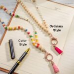 Carry Joy and Color – Custom Wooden Bead Lanyard – A Thoughtful Touch for Everyday Heroes - Image 5