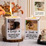 Hold Their Memory Close – Custom Pet Photo Tealight Candle Holder – A Gentle Tribute for Cherished Companions - Image 3