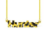 Embrace Your Wild Spirit – Custom Leopard Name Necklace – For Those Who Dare to Stand Out - Image 2