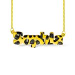 Embrace Your Wild Spirit – Custom Leopard Name Necklace – For Those Who Dare to Stand Out - Image 3