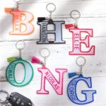 Carry Your Story – Custom Name Acrylic Backpack Tag with Colorful Tassel – For Students & Adventurers - Image 5