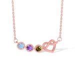 Carry Their Love Close – Birthstone Necklace for Mom’s Heartfelt Embrace - Image 3