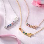 Carry Their Love Close – Birthstone Necklace for Mom’s Heartfelt Embrace - Image 6