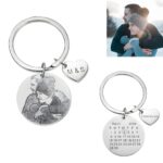 Carry Your Cherished Memories – Engraved Photo Keychain – A Keepsake for Loved Ones - Image 12
