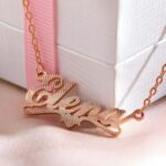 Carry Your Story Close – Custom Name Necklace & Brooch Set – A Timeless Treasure for Her - Image 9