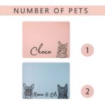 Celebrate Your Beloved Companion – Custom Pet Food Mat – For Cherished Moments at Mealtime - Image 8