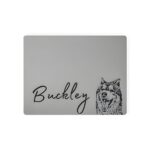 Custom pet food mat for cherished moments at mealtime
