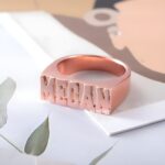 Carry Your Story Close – Custom Signet Ring with Name, Angel Number, or Year – A Timeless Treasure for Loved Ones - Image 4