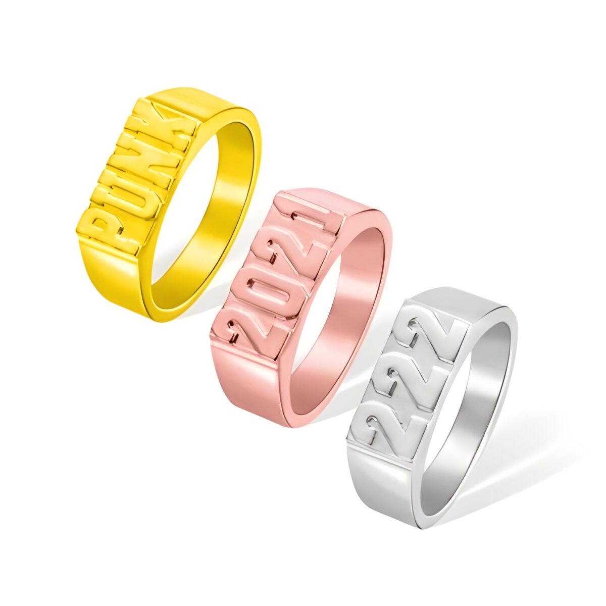 Custom signet ring with name for cherished memories