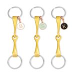 Personalized horse bit keychain for horse lovers