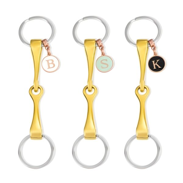 Personalized horse bit keychain for horse lovers
