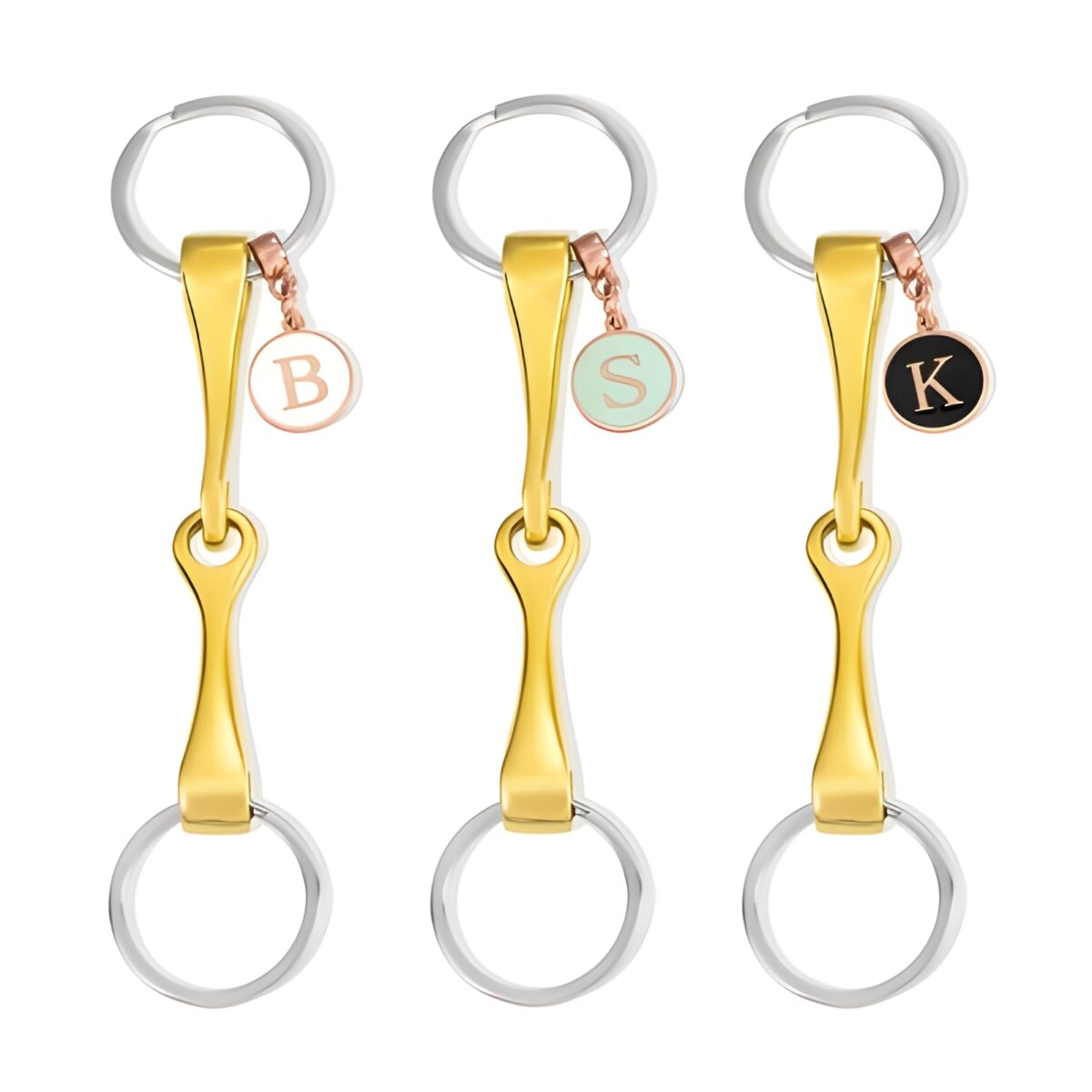 Personalized horse bit keychain for horse lovers