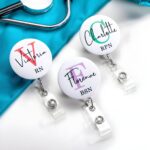 Shine with Every Step – Custom Retractable Badge Reel with Carabiner Clip – For Nurses, Doctors, Teachers, and Students - Image 12