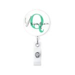 Shine with Every Step – Custom Retractable Badge Reel with Carabiner Clip – For Nurses, Doctors, Teachers, and Students - Image 7