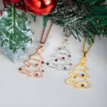 Celebrate Family Love – Custom Christmas Tree Necklace – A Cherished Holiday Keepsake for Her - Image 10