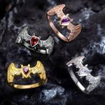 Embrace Your Unique Spirit – Birthstone Bat Ring – For Those Who Dare to Shine - Image 4