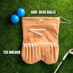 Carry Your Game with Heart – Custom Flannel Golf Ball Sack – For the Golf Lover Who Has It All - Image 3