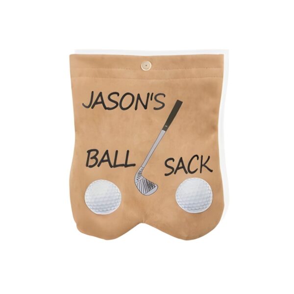 Custom flannel golf ball sack for golf lovers