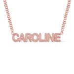 Embrace Your Unique Style – Embroidered Texture Name Necklace – For Trendsetters and Urban Souls - Image 3