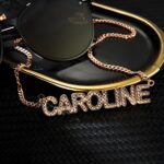 Embrace Your Unique Style – Embroidered Texture Name Necklace – For Trendsetters and Urban Souls - Image 7