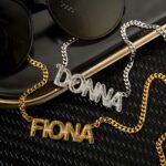 Embrace Your Unique Style – Embroidered Texture Name Necklace – For Trendsetters and Urban Souls - Image 9