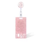 Shine with Glamour: Custom Glitter ID Badge Reel with Matching Badge Buddy - Image 6