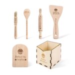 Whisk Up Joy – Charming Wooden Baking Set for Little Chefs – Inspire Young Culinary Dreams - Image 2
