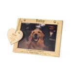 Hold Their Paw Forever – Custom Pet Photo Frame & Heartfelt Wooden Plaque – For Cherishing Your Beloved Companion - Image 2
