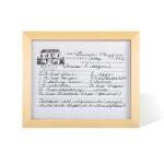 Handwritten recipe wood sign for family memories