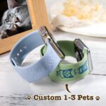 Carry Your Cherished Companions – Custom Pet Avatar Silicone Watch Band – For Pet Lovers Who Wear Their Heart on Their Wrist - Image 2