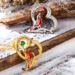 Embrace Eternal Memories – Cardinal Heart Pendant Necklace – For Remembering Loved Ones - Image 4