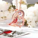 Embrace Eternal Memories – Cardinal Heart Pendant Necklace – For Remembering Loved Ones - Image 5