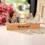 Illuminate Her Heart – Custom Floral Letter Night Light – A Tender Gift for Mom, Wife, or Girlfriend - Image 5